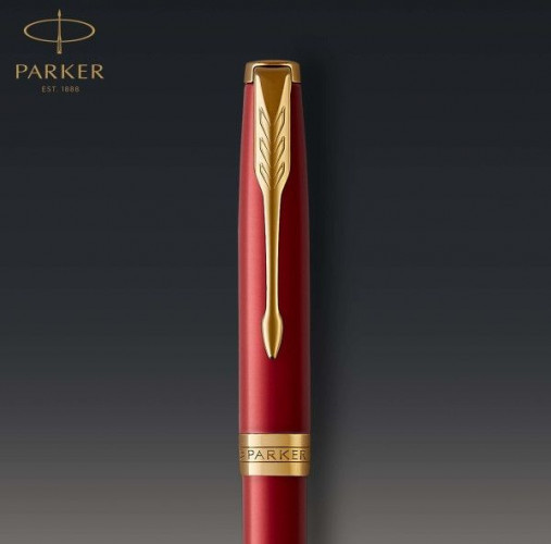 Ручка шариков. Parker Sonnet Core K539 (CW1931476) LaqRed GT M черн. черн. подар.кор.