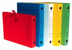 Папка архивная 2 завязки Sigma KPA-75ZSIGMA/5 микрогофрокартон корешок 75мм ассорти (упак.:5шт)