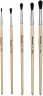 Набор кистей Silwerhof Монстрики белка имит. (наб.5шт) круглая №1-5 дерев.ручка