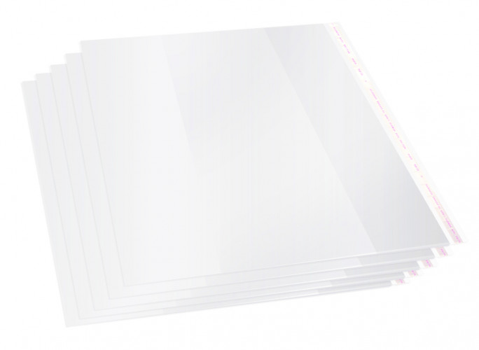 Обложка Silwerhof Монстрики с липк.сл. (набор 5шт) ПП 70мкм гладкая прозр. 233х450мм