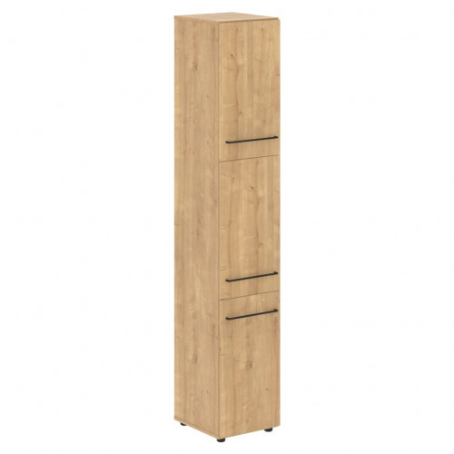 Шкаф колонка с 3-мя глухими малыми дверьми LHC 40.8 Дуб Бофорд 400х430х2253 LOFTIS