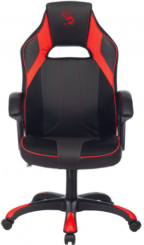 Кресло игровое A4Tech Bloody GC-140 черный/красный эко.кожа/ткань крестов.