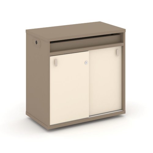 Estetica Набор №3. Тумба одиночная+топ ES.NB.1T-3 Латте/Сатин 750*410*750