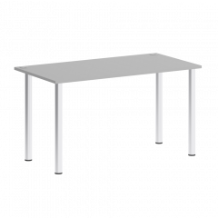 Home Office Стол письменный VR.SP-3-138 Серый/Хром опоры 1380*720*750