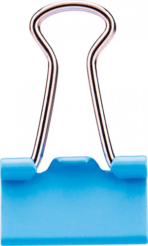 Зажимы Deli E8556A металл 15мм ассорти (упак.:60шт) пластиковая коробка