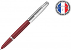 Ручка перьев. Parker 51 Core (CW2123496) Burgundy F сталь нержавеющая подар.кор.