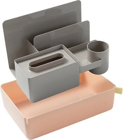 Короб для хранения Deli XDM33pink разборный 315x210x186мм розовый пластик (упак.:1шт)