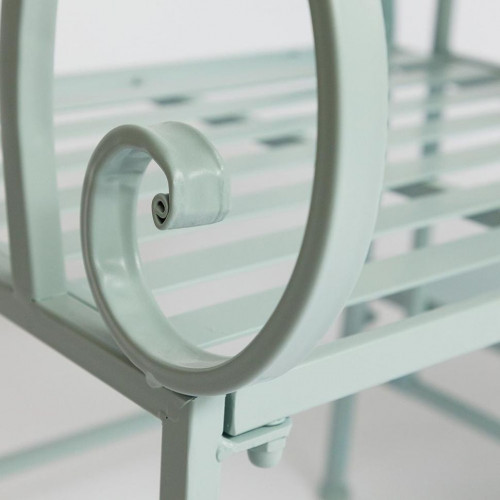 Комплект (столик+ 2 кресла) Secret de Maison TET-A-TET (mod. PL08-34283B), металл, 160х69х96см, белая лазурь (white blue)