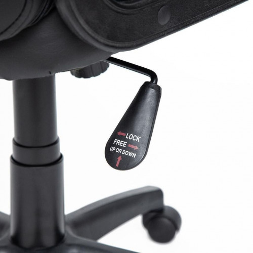 Кресло DEVON, кож/зам, черный, 36-6