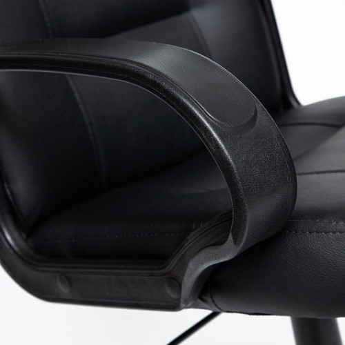 Кресло DEVON, кож/зам, черный, 36-6