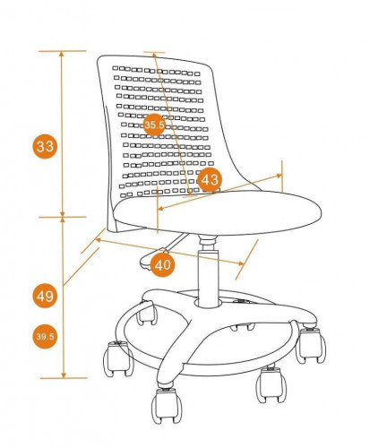 Кресло Kiddy , ткань, салатовый