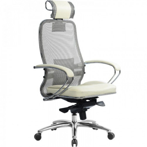 Кресло Метта Samurai SL-2.04 MPES бежевый, сетчатая ткань