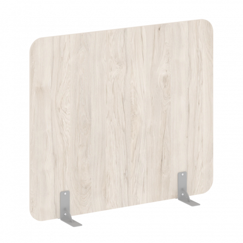 R-line Перегородки на металлических опорах на фетровых подпятниках DP.F-140-120 Денвер светлый/Серый металл 1400*18*1200