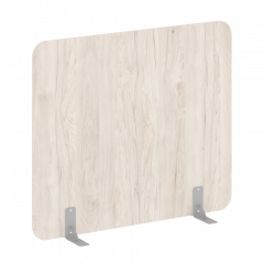 R-line Перегородки на металлических опорах на фетровых подпятниках DP.F-140-120 Денвер светлый/Серый металл 1400*18*1200