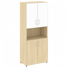 Yalta Шкаф LT.ST-1.4 R white Акация/Стекло white 800*450*1987