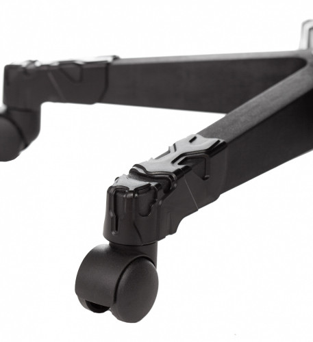 Кресло игровое Zombie GAME 17 черный/серый эко.кожа/ткань крестов. пластик