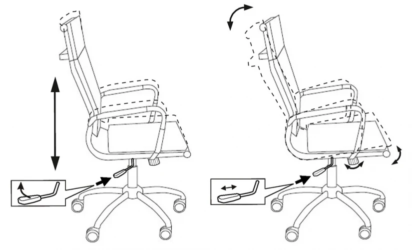 Кресло руководителя Бюрократ CH-993 черный M01 сетка крестов. металл хром