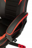 Кресло игровое Zombie GAME 16 черный/красный эко.кожа/ткань крестов. пластик