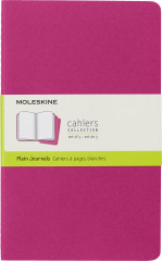 Блокнот Moleskine CAHIER JOURNAL CH018D17 Large 130х210мм обложка картон 80стр. нелинованный розовый неон (3шт)