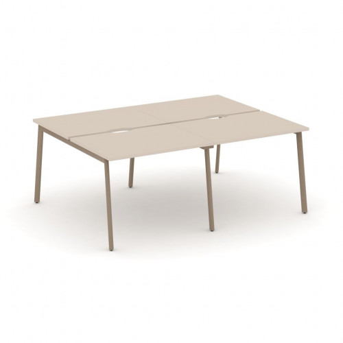 Estetica Рабочая станция на 4 места ES.D.RS-4.1-VP Капучино/Латте металл 1960*1500*750