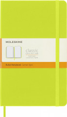 Блокнот Moleskine CLASSIC QP060C2 Large 130х210мм 240стр. линейка твердая обложка лайм
