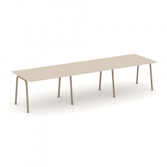 Estetica Стол переговорный ES.PRG-3.2-K Капучино/Латте металл 3540*980*750
