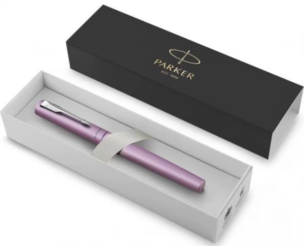 Ручка роллер Parker Vector XL (CW2159778) Lilac CT F черн. черн. подар.кор.