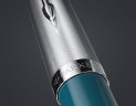 Ручка перьев. Parker 51 Core (CW2123506) Teal Blue CT F сталь нержавеющая подар.кор.