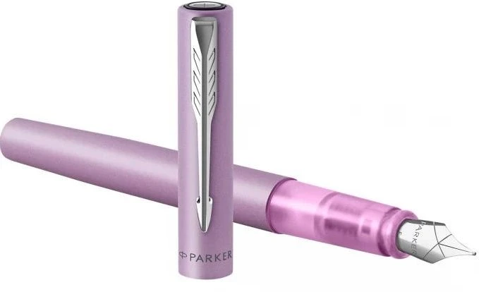 Ручка перьев. Parker Vector XL F21 (CW2159748) Lilac CT M сталь нержавеющая подар.кор.