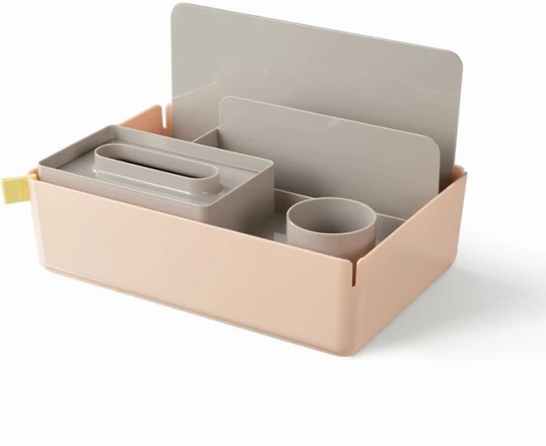 Короб для хранения Deli XDM33green разборный 315x210x186мм зеленый пластик (упак.:1шт)