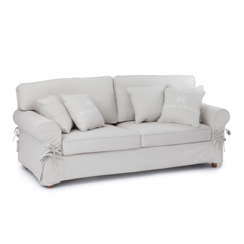 Диван Secret De Maison Butterfly (mod.5220-60), дерево береза, ткань: хлопок, 213х95х88см, бежевый / AJ808-18