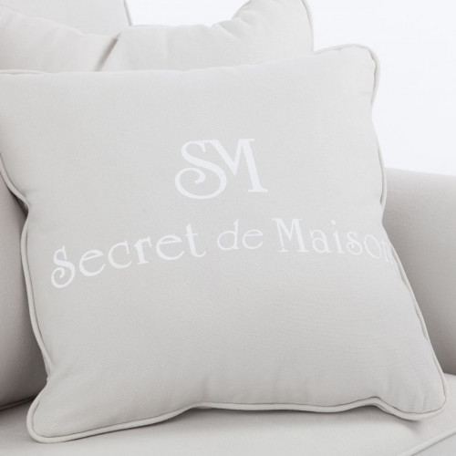 Диван Secret De Maison Butterfly (mod.5220-60), дерево береза, ткань: хлопок, 213х95х88см, бежевый / AJ808-18