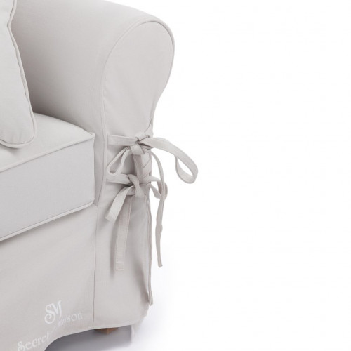 Диван Secret De Maison Butterfly (mod.5220-60), дерево береза, ткань: хлопок, 213х95х88см, бежевый / AJ808-18