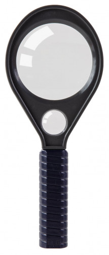 Лупа Deli E9092 d=50мм x3 черный блистер