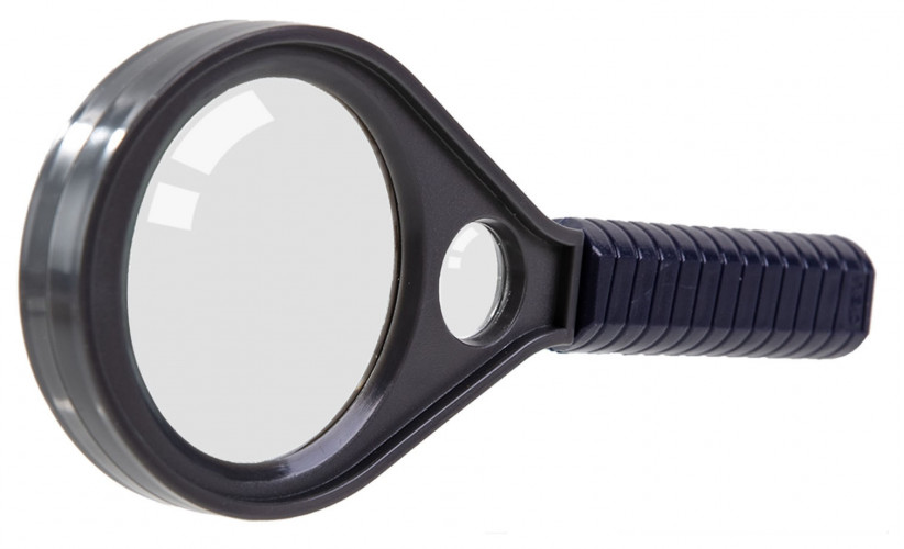Лупа Deli E9092 d=50мм x3 черный блистер
