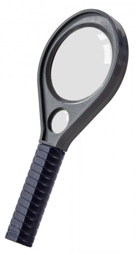 Лупа Deli E9092 d=50мм x3 черный блистер