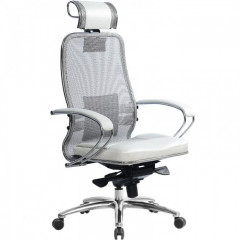 Кресло Метта Samurai SL-2.04 MPES белый, сетчатая ткань