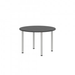 Конференц - стол круглый XRT 120 Легно темный/Алюминий 2200х1100х750 XTEN
