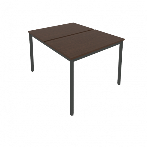 Slim Рабочая станция на металлокаркасе С.СП-3.2 Венге/Антрацит металл 980*1235*750