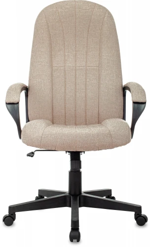 Кресло руководителя Бюрократ T-898 бежевый 38-402 крестов. пластик