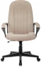 Кресло руководителя Бюрократ T-898 бежевый 38-402 крестов. пластик