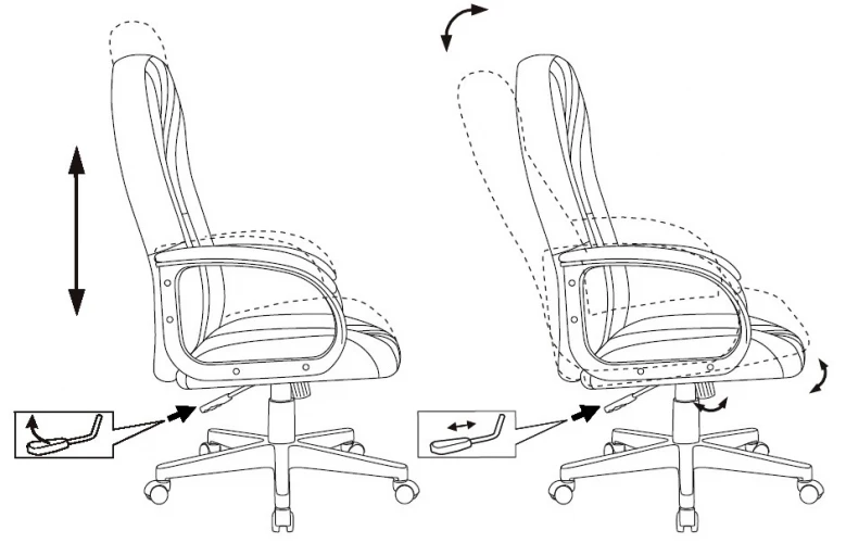 Кресло руководителя Бюрократ T-898 бежевый 38-402 крестов. пластик