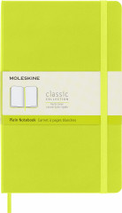 Блокнот Moleskine CLASSIC QP062C2 Large 130х210мм 240стр. нелинованный твердая обложка лайм