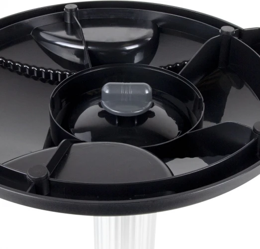 Демосистема Brauberg 231237 для рекламных материалов пластик 56x47см A4 на подставке настольная серый/чёрный 60л 30п вращающаяся