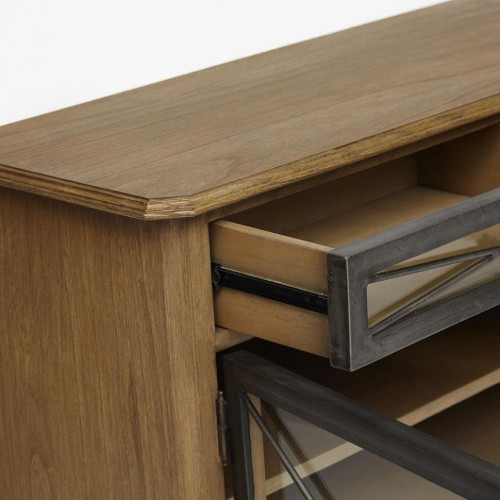 Буфет Secret De Maison AURORA ( mod. BUF 18-15 ), красное дерево/металл, 117х40х85см, античный дуб