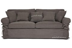 Диван Secret De Maison Butterfly (mod.5220-60), дерево береза, ткань: хлопок, 213х95х88см, серый / AJ808-12