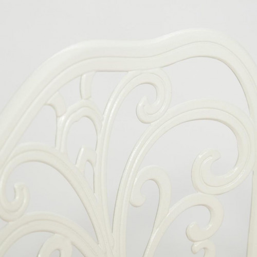 Комплект Secret De Maison Romance (стол +2 стула + 2 подушки), алюминиевый сплав, D60/H67, 53х41х89см, butter white