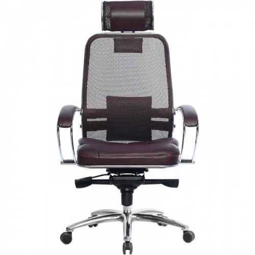 Кресло Метта Samurai SL-2.04 MPES бордовый, сетчатая ткань