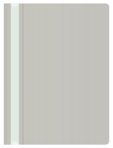 Папка-скоросшиватель Buro -PSE20BU/GREY A4 прозрач.верх.лист пластик серый 0.11/0.13