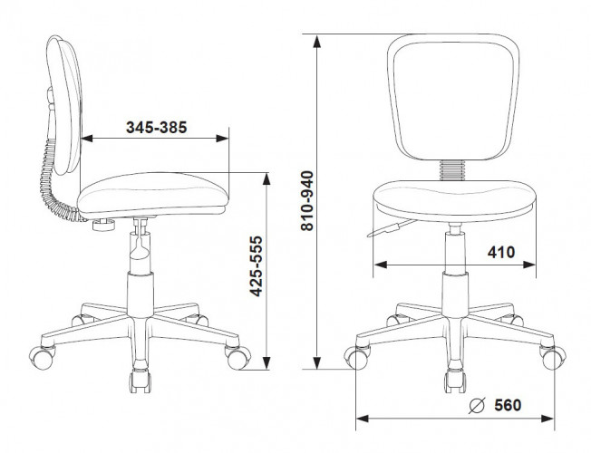 Кресло детское Бюрократ CH-W204NX малиновый Sticks 05 крестов. пластик пластик белый